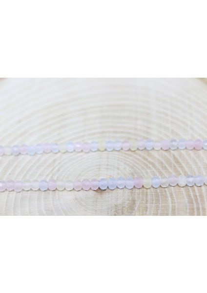 Morganit Taşı Rondela Faset Kesim 4*3mm Yarım Dizi (17CM Uzunluğundadır) fırsatları