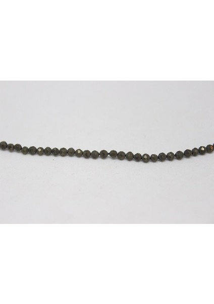 Pirit Taşı Yarım Dizi 2mm (17CM Uzunluğundadır)