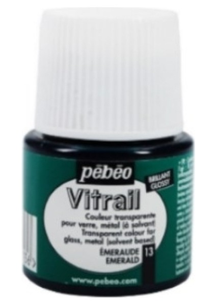 Vitrail Cam Boyası Transparan Emerald 45ML fiyatları