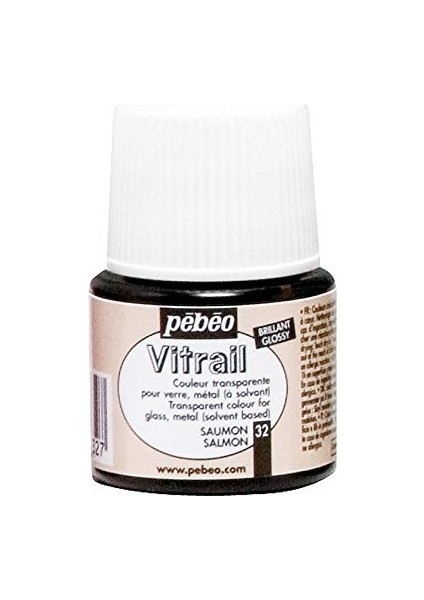 Vitrail Cam Boyası Transparan Salmon 45ML modelleri
