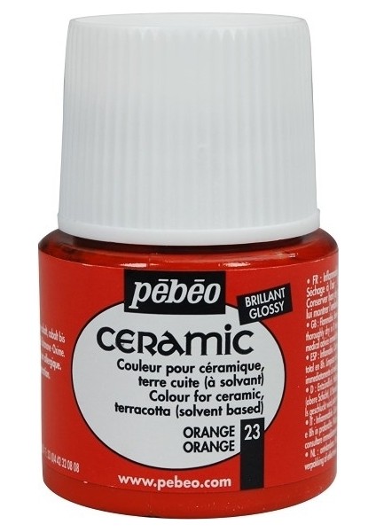 Ceramic 23 Orange Seramik Boyası 45 ml