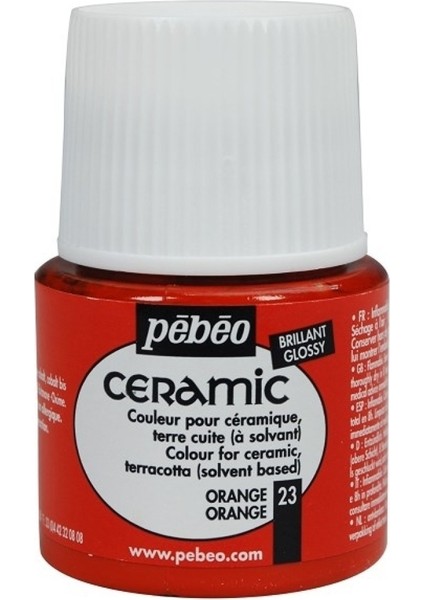 Ceramic 23 Orange Seramik Boyası 45 ml fiyatları