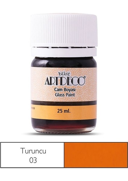 Cam Vitray Boyası 25 Ml. 03 Turuncu modelleri