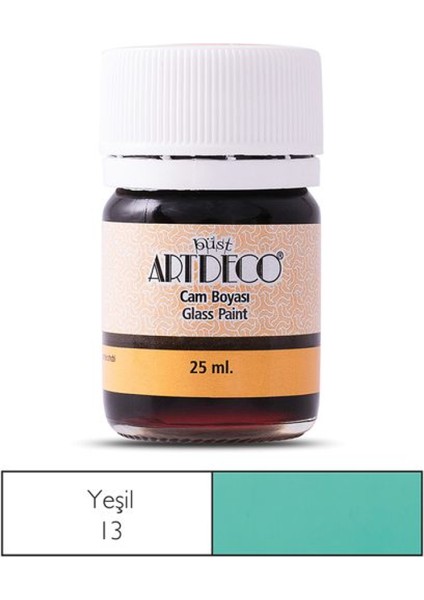 Cam Vitray Boyası 25 Ml. 13 Yeşil modelleri