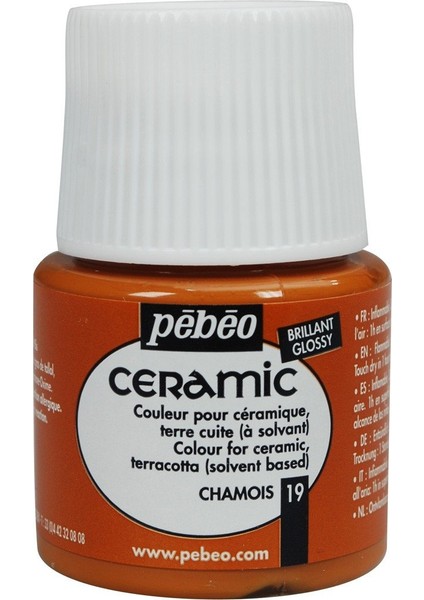 Ceramic Seramik Boyası 45ML 19 Chamois