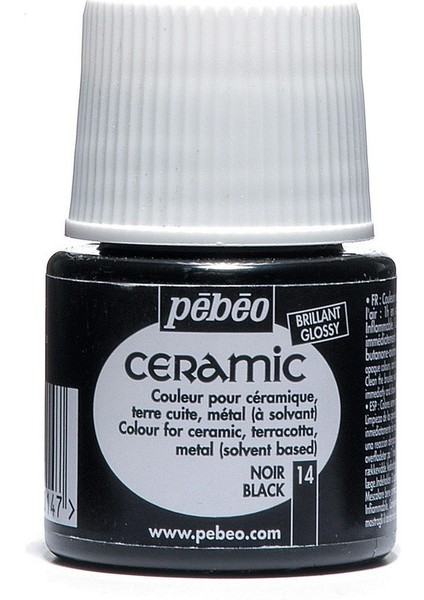 Ceramic Seramik Boyası 45ML 14 Noir Black