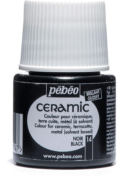 Ceramic Seramik Boyası 45ML 14 Noir Black modelleri