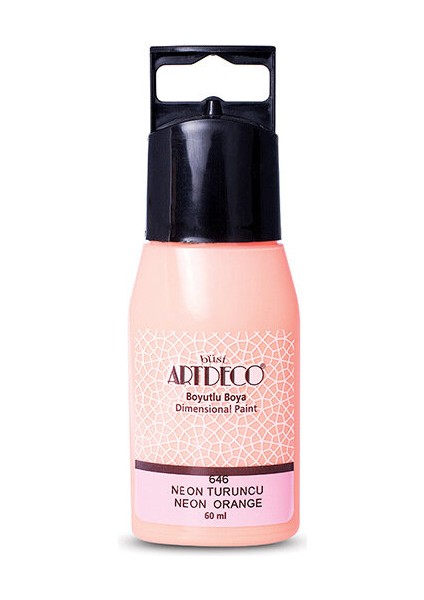Boyutlu Boya - Neon Turuncu - 60ML