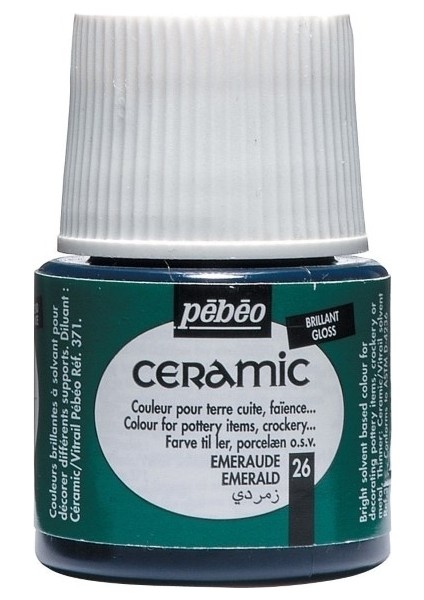 Ceramic 26 Emerald Seramik Boyası 45 ml fiyatları