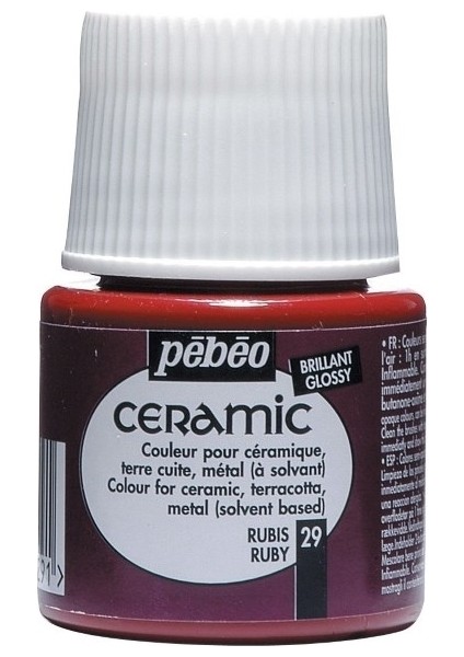 Ceramic 29 Ruby Seramik Boyası 45 ml