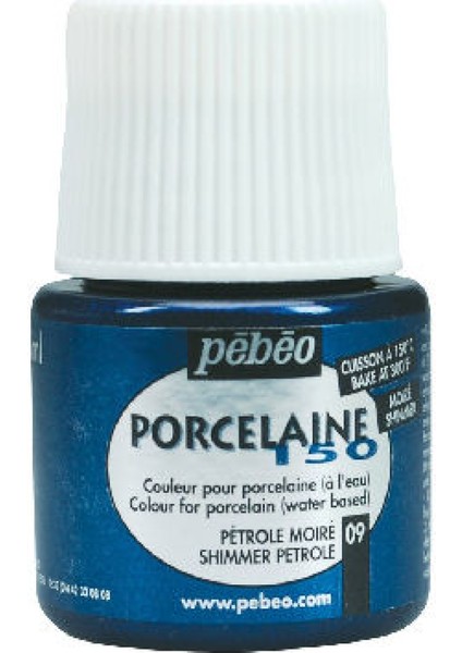 Porcelaine 150 Fırınlanabilir Porselen Boyası (Metalik) 109 Shimmer Petrole 45 ml modelleri