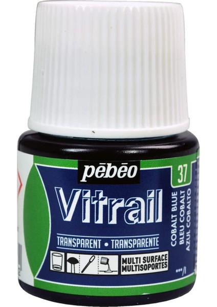 Vitrail Cam Boyası 45ML - 37 Cobalt Blue modelleri