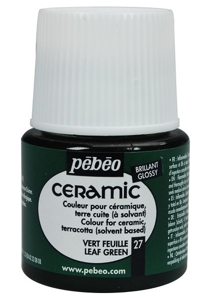 Ceramic 27 Leaf Green Seramik Boyası 45 ml