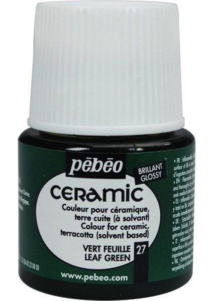 Ceramic 27 Leaf Green Seramik Boyası 45 ml fiyatları