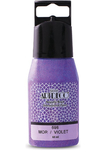Boyutlu Boya - Mor (Simli) - 60ML fiyatları