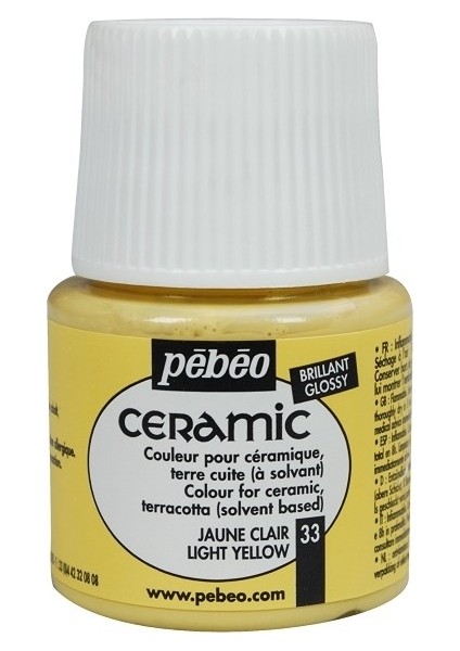 Ceramic 33 Light Yellow Seramik Boyası 45 ml
