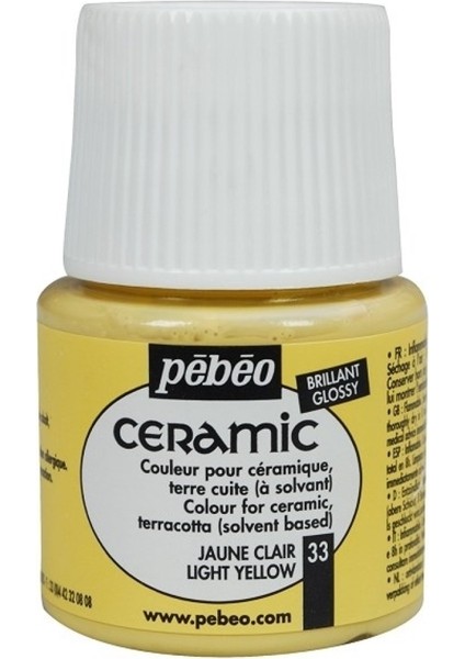 Ceramic 33 Light Yellow Seramik Boyası 45 ml modelleri