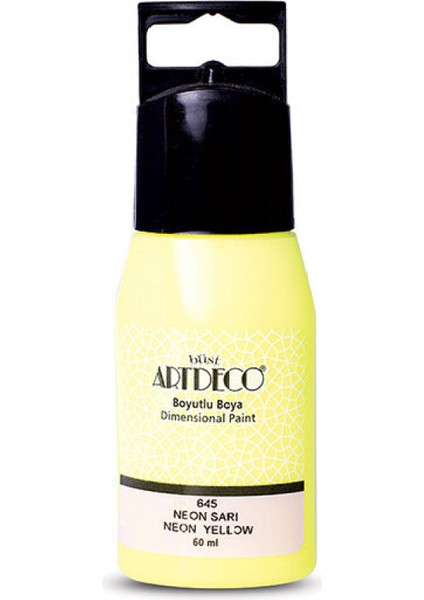 Boyutlu Boya - Neon Sarı - 60ML fiyatları