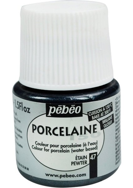 Porcelaine 150 Porselen Boyası 47 Pewter modelleri
