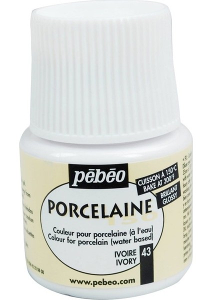 Porcelaine 150 Porselen Boyası 43 Ivory modelleri