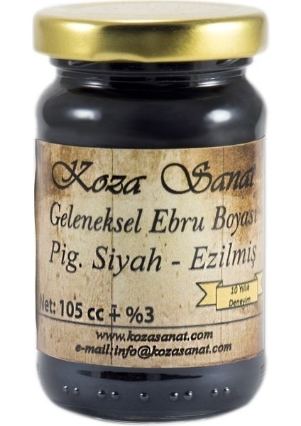 Geleneksel Ebru Boyası 105CC. Pigment Siyah