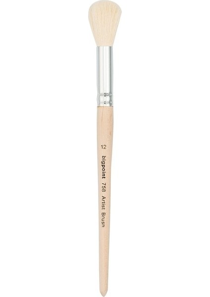 Yağlı Boya Pompon Fırça Seri 758 Yumuşak Kıl No: 12