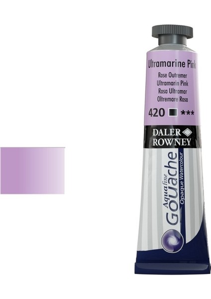 Aquafine Guaj Boya Tüp 15ML 420 Ultramarine Pink