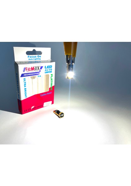 Platinum Beyaz T10 3smd Osram Chipset LED Ampul Aktif Canbus