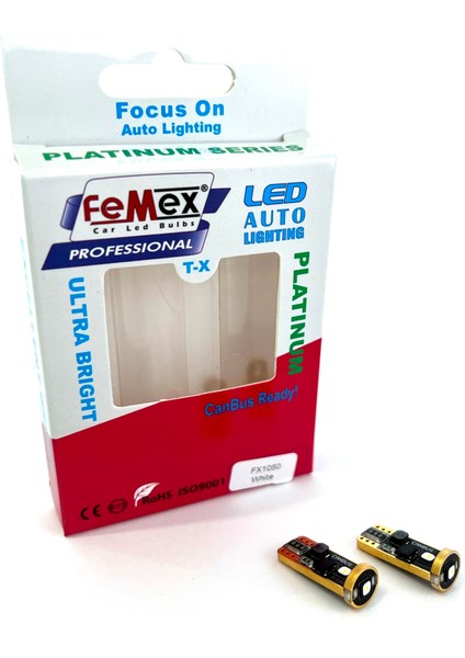 Platinum Beyaz T10 3smd Osram Chipset LED Ampul Aktif Canbus
