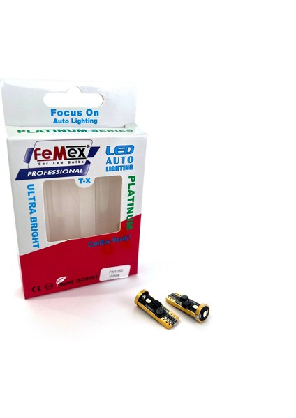 Platinum Beyaz T10 3smd Osram Chipset LED Ampul Aktif Canbus