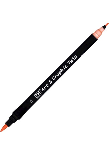 Art&graphic Twin Çift Uçlu Keçe Grafik Kalemi 222 Salmon