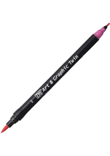 Art&graphic Twin Çift Uçlu Keçe Grafik Kalemi 20 Pink