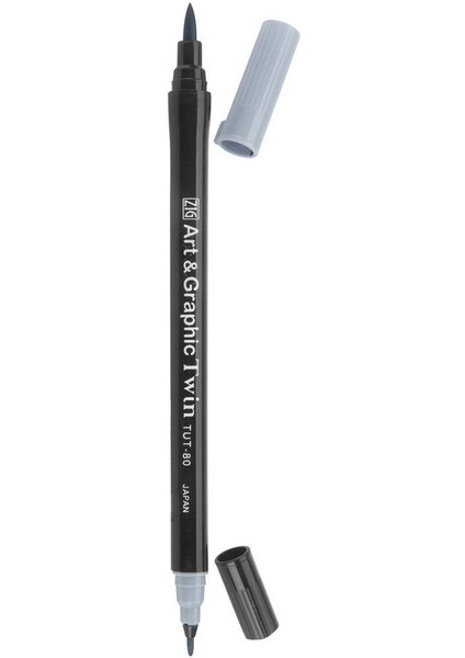 Art&graphic Twin Çift Uçlu Keçe Grafik Kalemi 81 Dawn Gray