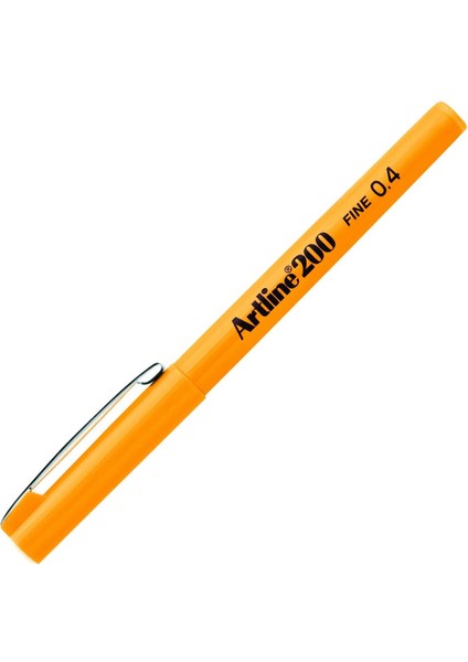 Fine Keçe Uçlu Yazı Kalemi 0.4 mm Sarı