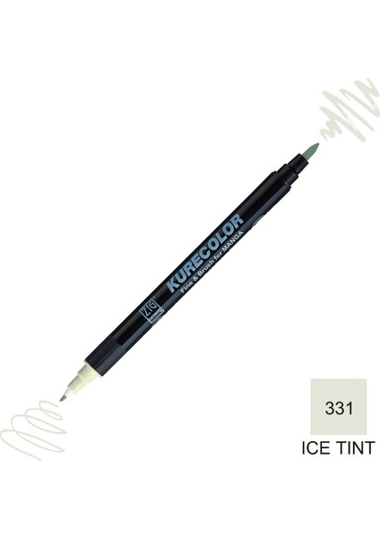 Kurecolor Mangaka Fine&brush Çift Taraflı Kalem CNKC-2200 No 331 Ice Tint
