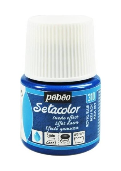 Suede Effect (Süet Etkisi) Kumaş Boyası 310 Royal Blue 45 ml