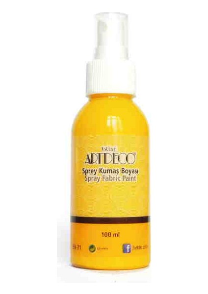 Sprey Kumaş Boyası 1202 Koyu Sarı 100 ml