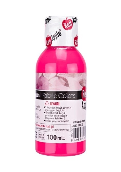 Kumaş Boyası 100ML Neon Pembe N:RK110-70