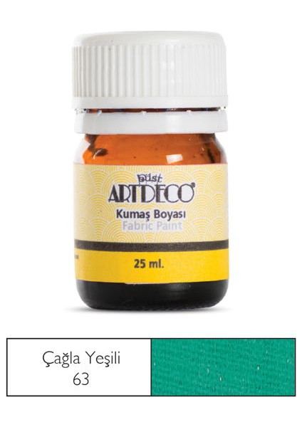Kumaş Boyası 63 Çağla Yeşili 25 ml