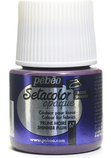 Setacolor Opak Kumaş Boyası 45ML 67 Shimmer Plum