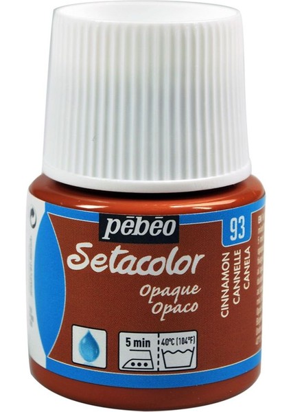 Setacolor Opak Kumaş Boyası 45ML 93 Cinnamon