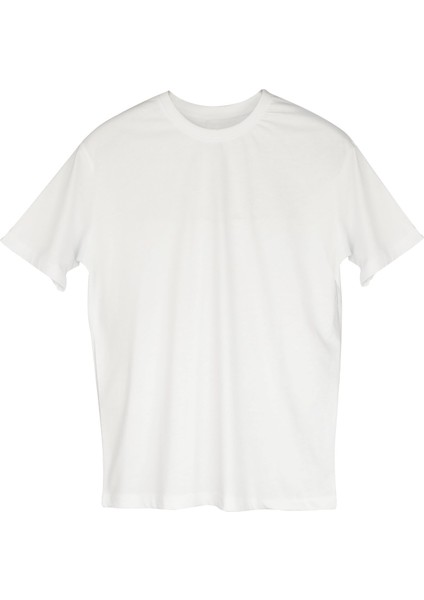 Oversize Bisiklet Yaka Basic Kısa Kollu Tişört fiyatları