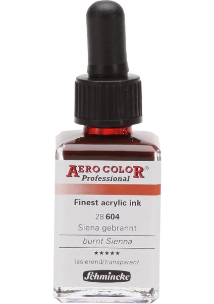 Aero Color Airbrush Akrilik Mürekkep 28 ml 604 Burnt Sienna