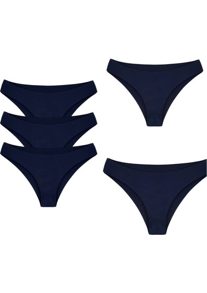5li Paket Lazer Kesim Dikişsiz Kadın Külot