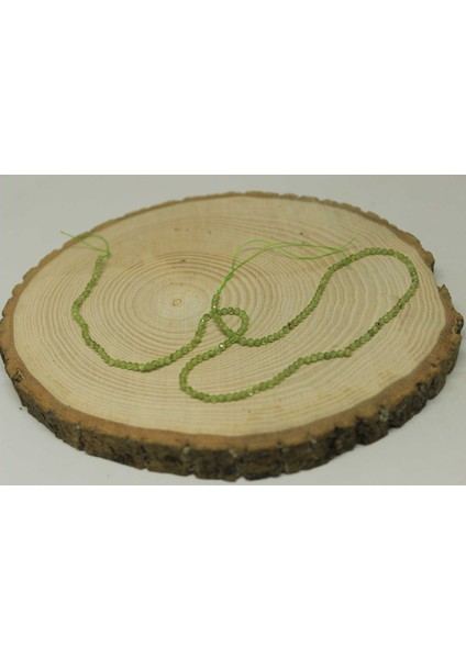 Peridot (Zebercet) Taşı Yarım Dizi 2mm (17CM Uzunluğundadır) fırsatları