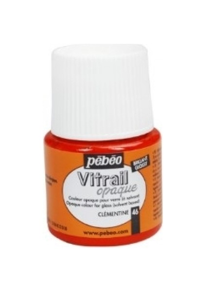 Vitrail Cam Boyası Opak Clementine 45ML fiyatları