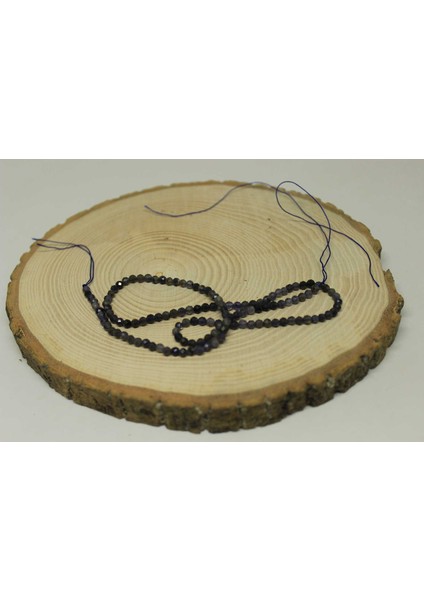 Su Safiri (Iyolit) Taşı Yarım Dizi 3mm (17CM Uzunluğundadır) modelleri