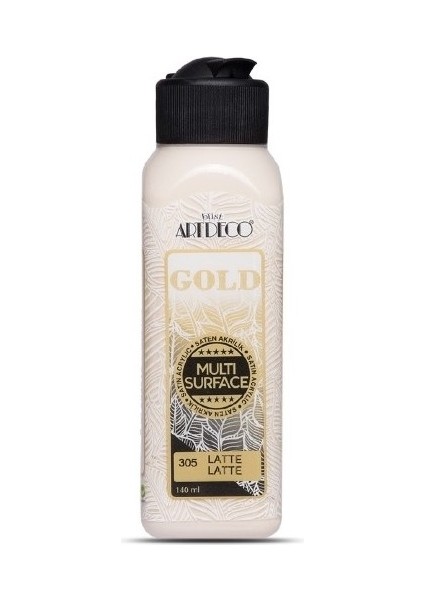 Gold Multi Surface Akrilik Boya 140 Ml. 305 Latte modelleri