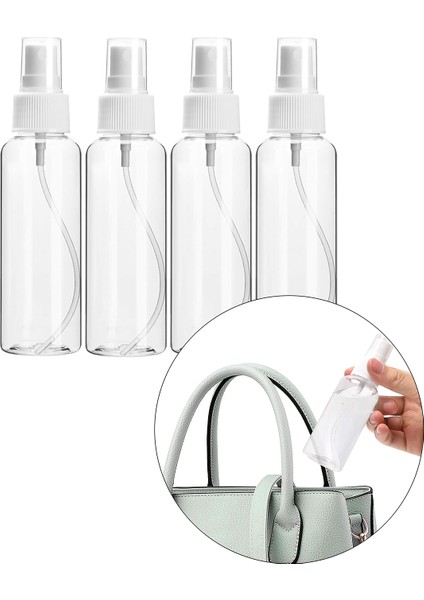 100 Ml Püskürtücü Boş Sprey Şişe 4 Adet 718728