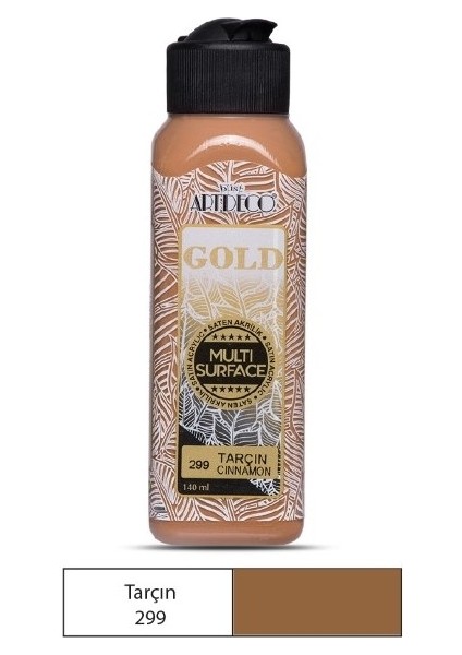 Gold Multi Surface Akrilik Boya 140 Ml. 299 Tarçın